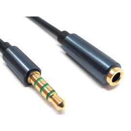 System-S Adaptor Cable 3.5 mm Jack 3-Pin (Male) to 3.5 mm Jack Aux Stereo Socket 200 cm Cable