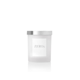 Zero% Luxury Candle (8oz), Subtle Plant Waters and Uplifting Citrus - USA Poured, Coconut Oil and Soy Wax Blend, Cotton Wick