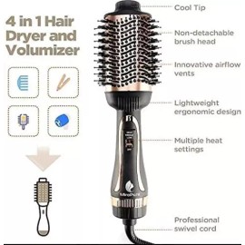 MiroPure Cepillo Secador De Cabello Y Voluminizador Miropure