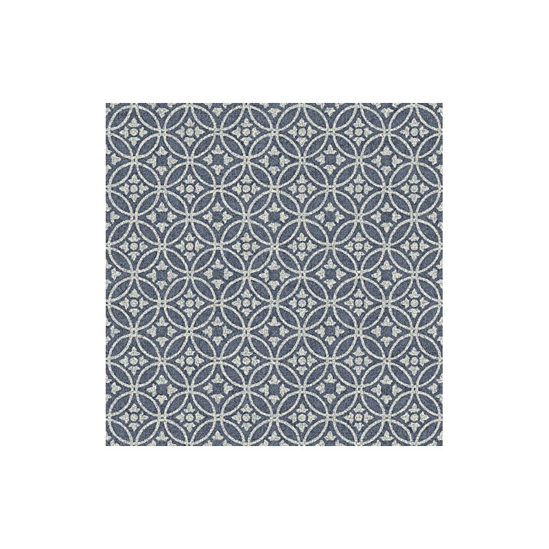 A-Street Prints Larsson Indigo Ogee Wallpaper