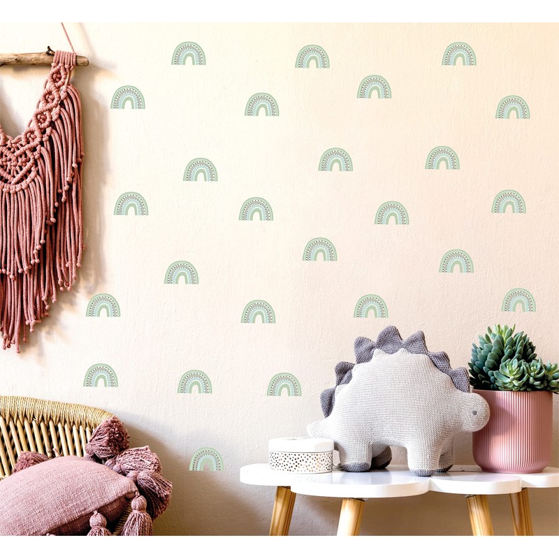 Pandawal Mini Rainbow Wall Sticker Set for Baby and Children's