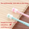 DQITJ 2 Pcs 360-Degree Small Dog and Cat Toothbrush, Bristle