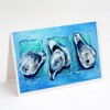 Caroline's Treasures Oysters Oyster + Oyster = Oysters Greeting Cards