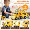 SplashNSpray 8 in 1 Toy Cars for Kids, Fire Truck