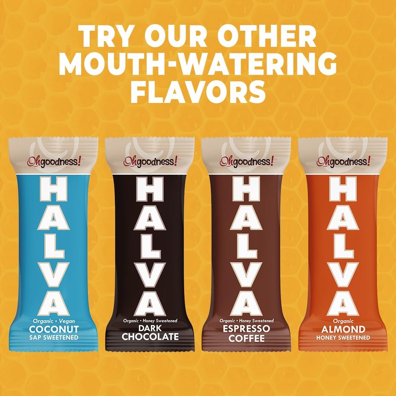 Oh, Goodness! Organic Halva Bars - Paleo Approved - No