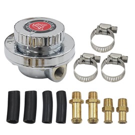LVOUP Manual Adjustable 1-5 PSI Fuel Pressure Regulator Carburetor Carb Fuel Pump Kit