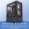 Apevia Eclipse-BK Eclipse Mid Tower Gaming PC Case w/ 5X