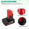 Upgraded 7000mAh 12V Battery Compatible for Milwaukee m12 Battery for