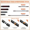 RACOC 5 ft Yoga Stick Sturdy Steel, Adjustable Stretching Stick