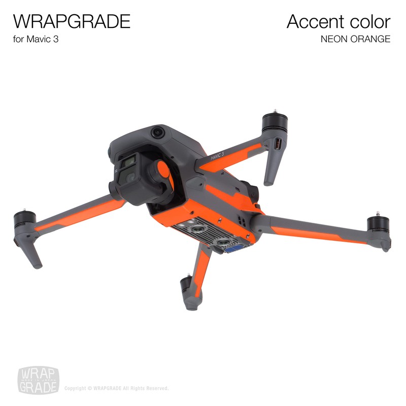 WRAPGRADE Partial Skin Stickers for DJI Mavic 3 Pro Accent