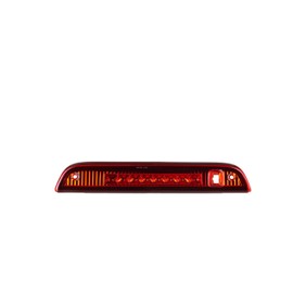 DimFlux LED 3rd Brake Light, High Mount Stop Light, Third Brake Light Assembly Cargo Lamp Compatible with 2007-2017 Jeep Patriot High Mount Rear Brake Lights Assembly, Red
