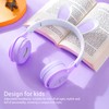Rabbit Ear Headsets LED Light Headphones Cute Lightweight Adjustable Headband