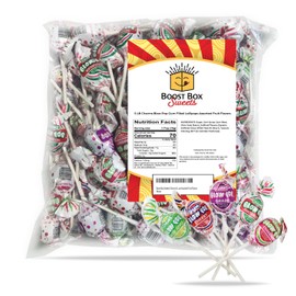 Charms Blow Pop Bubble Gum Filled Lollipop Candy Assorted Fruit Flavors Bulk Individually Wrapped Candy (5 Pounds)
