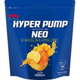 【MPNサプリメント】HYPER PUMP NEO（ハイパーパンプ・ネオ）(オレンジマンゴー風味)350g プレワークアウト ワンモアレップをサポート