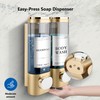 MEKOTRIN Soap Dispenser, Shampoo and Conditioner Dispenser, Shower Soap Dispenser