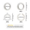 TRUEIN 8 Pcs Lamp Shade Ring, E27 to E14 Lampshade