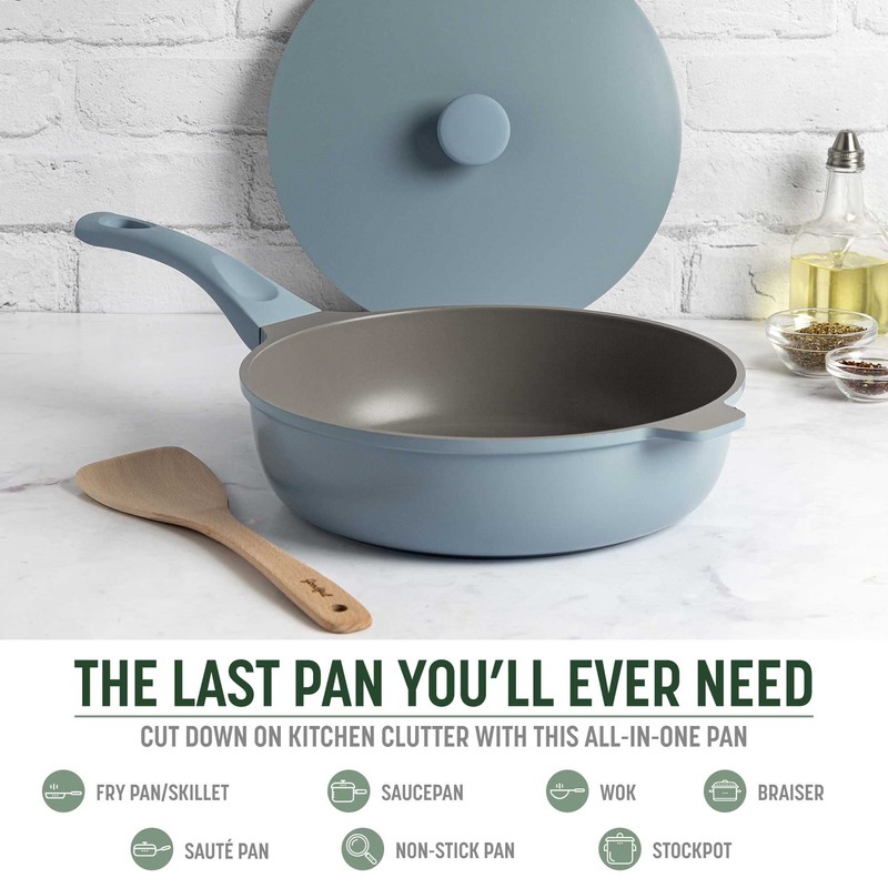 Goodful All-in-One Pan, Multilayer Nonstick, High-Performance Cast Construction, Multipurpose Design