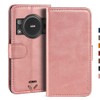 Shantime Stylish Leather Wallet Case Compatible with AGM H5, Magnetic
