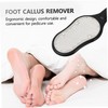 Baluue 2pcs Stainless Steel Foot File Board Pedicure Callus Rasp