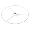 PATIKIL 6 Inch E26 E27 Lamp Shade Ring Frame, 3