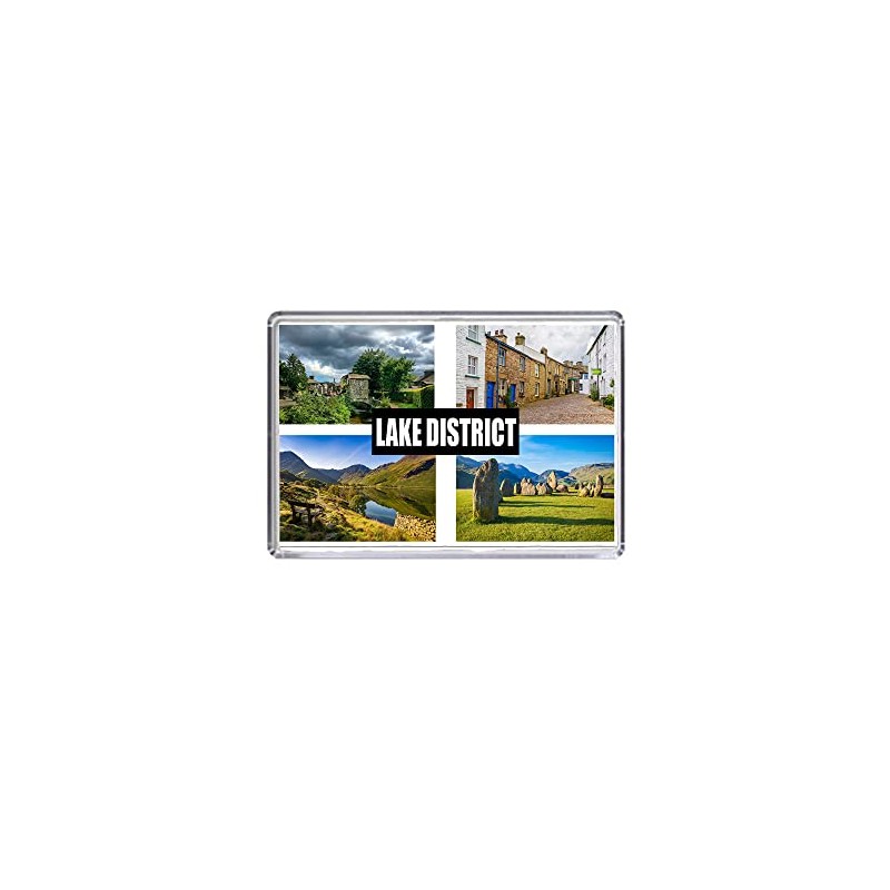 The Lake District Fridge Magnet - 70 x 45mm, Souvenir,