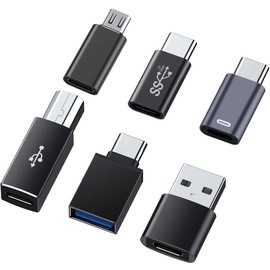 USB Converter Connector B Type Plug to C Type Socket Audio Fan USB B Type C to USB B Type C & USB 3.0 Converter Adapter OTG Compatible USB C Female to USB Male Adapter Lightning & USB Type C to Micro