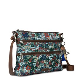 Sakroots Basic Crossbody Purse - Eco Twill Cross Body Handbag For Everyday & Travel - Zipper Closure & Adjustable Strap