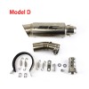For CF-Moto 450SR 450SS 450NK All Years Black Muffler Tips