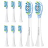 8 Pack Sensitive Gum Care Replacement Toothbrush Heads for Sonicare