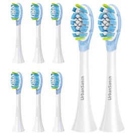 8 Pack Sensitive Gum Care Replacement Toothbrush Heads for Sonicare Replacement Heads, Compatible with Phillips Sonicare Replacement Brush Head, Soft Dupont Bristles, Advanced Plaque Removal