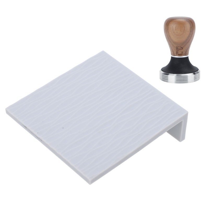 Silicone Coffee Tamper Mat Stainless Steel Coffee Tamper with 58mm