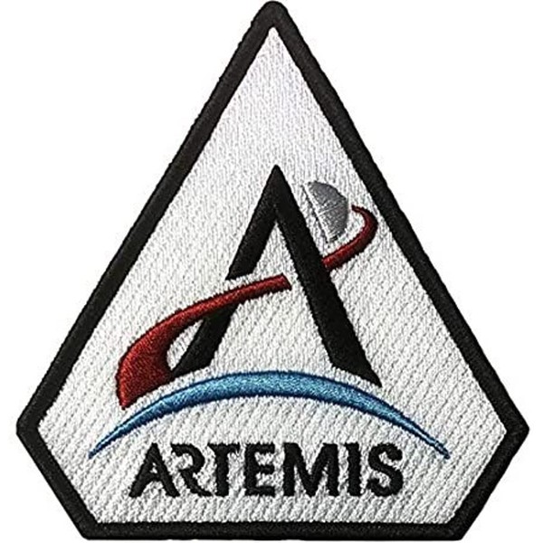 NASA Artemis Program Patch (4 Inch) Embroidered Badge (Hook &