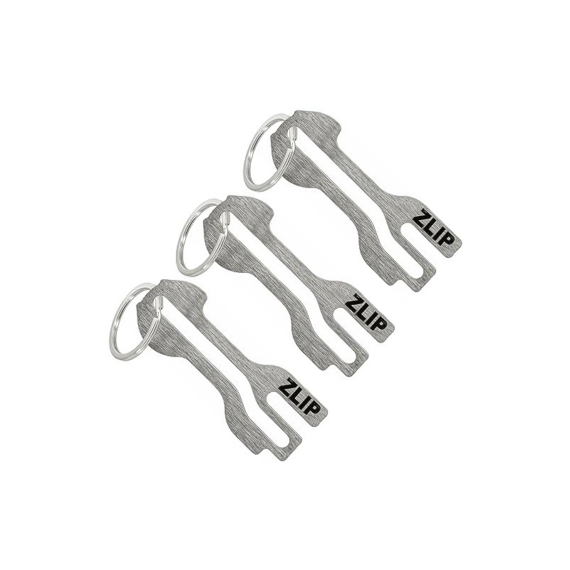 ZLIP® and Slide Shopping Trolley Remover Stainless Steel with Key