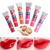 Qinlorgo Advanced Color Scrub Lip Gloss, Beauty Portable Scrub Lipstick