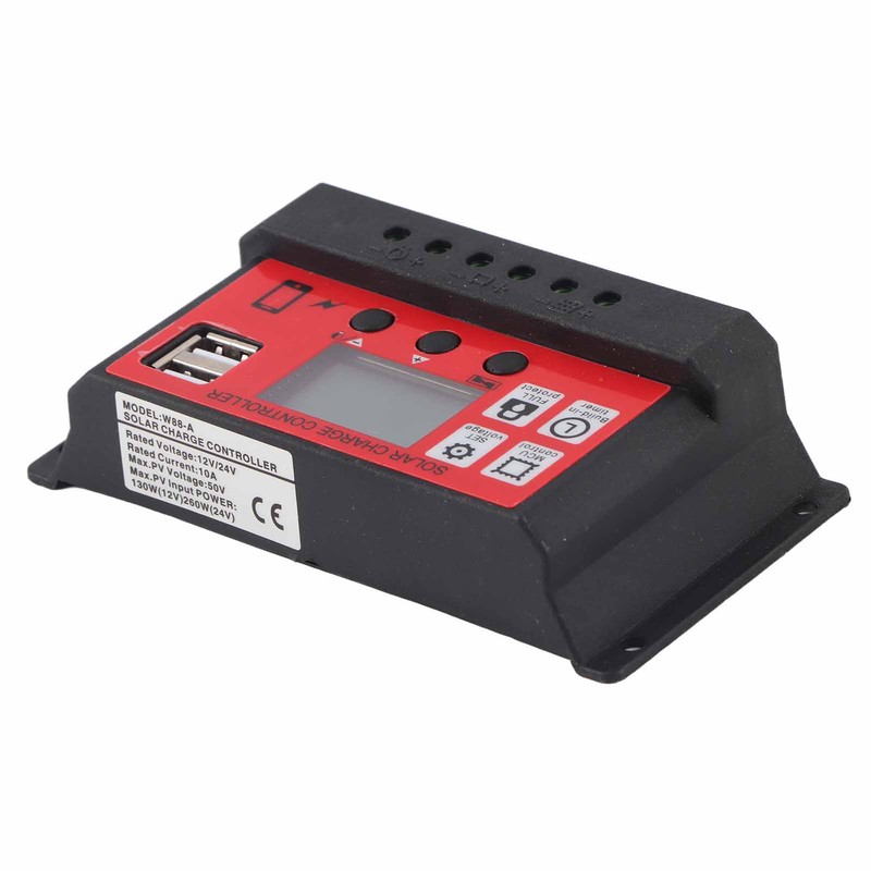 Solar Charge Controller Adjustable Solar Panel Battery Intelligent Regulator with