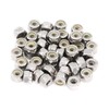 Hmevsafinect 50 Pack 10#32 Nylon Insert Locknuts,304 (A2-70) Stainless Steel