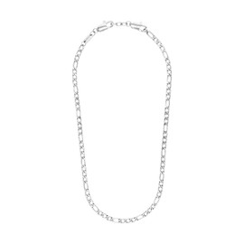 s.Oliver 2038864 Stainless Steel Necklace for Boys and Children, 40 + 3 cm, Silver, Comes in Jewellery Gift Box, None
