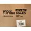 Winco Choice 18" x 24" x 1.75" Medium Tan Wooden