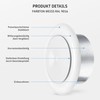 Klimapartner TVSZ 100 - Round White Steel Adjustable Air Valve