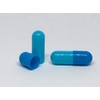 Empty Gelatin Capsules Size 0 Blue/Aqua (100)