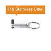 6 Pack Quick Release Bimini Pins, 1/4" Diameter - Boat
