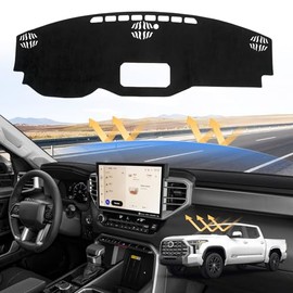 Sunsdrew - Cubierta de tablero para Toyota Tundra 2022-2025 2026 para Tundra, accesorios para sombrilla, protector de malla antideslizant...
