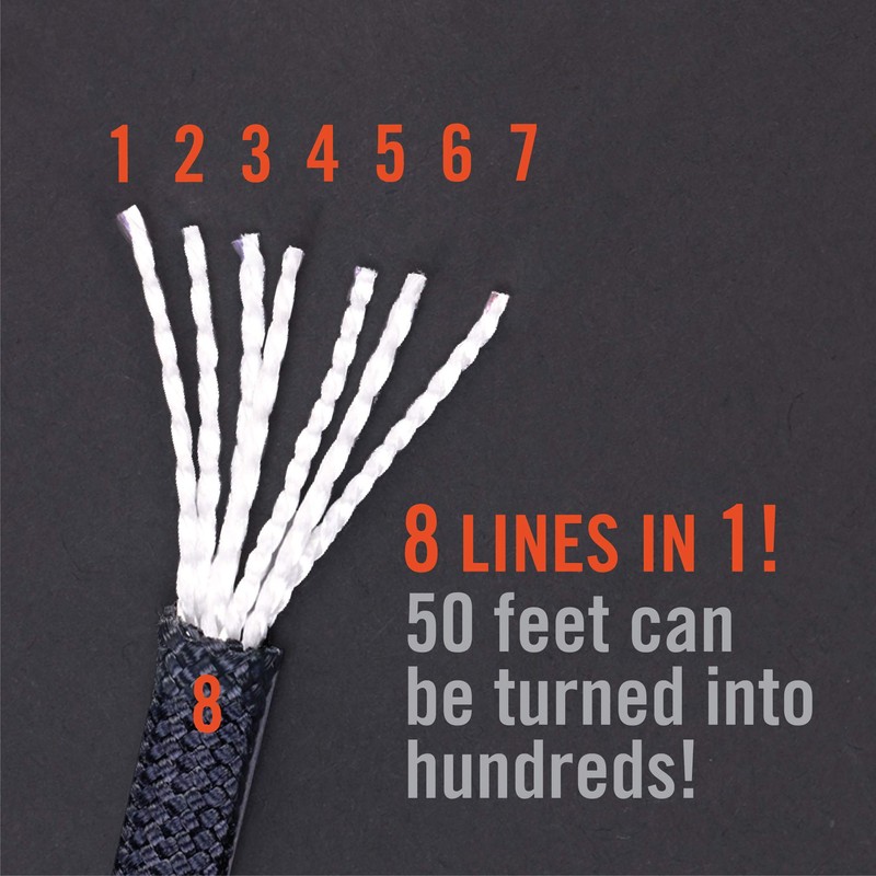 Atwood Rope MFG 550 Paracord 100 Feet 7-Strand Core Parachute