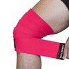 Meister Knee Wraps for Squats & Weightlifting - Heavy-Duty 72"