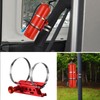 Leopauto Universal Vehicle Fire Extinguisher Bracket, Aluminum Adjustable Quick Release