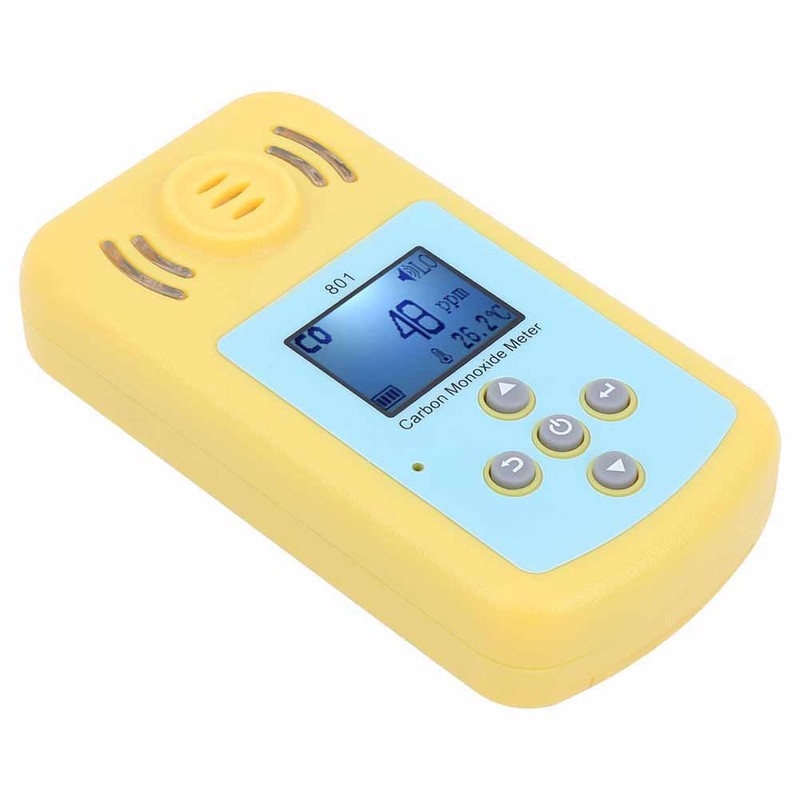 801 Handheld Carbon Monoxide CO Monitor Detector Meter Poisonous Gas