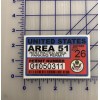 Egl Area 51 License Sticker Permit Funny Decal Bumper Alien