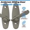 Replacement Andersen Gliding Door Thumb Latch Compatible with Andersen Sliding