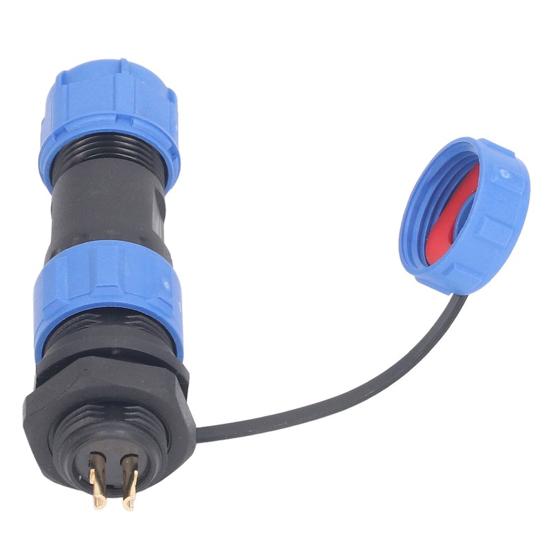 5Pcs Aviation Plug Socket IP68 Waterproof 2 Pin Aviation Connector