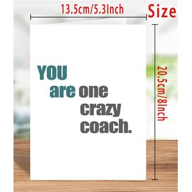Abeletree Thank You Card for Coach, Basketball Soccer Coaches Appreciation Gifts for Men Women
